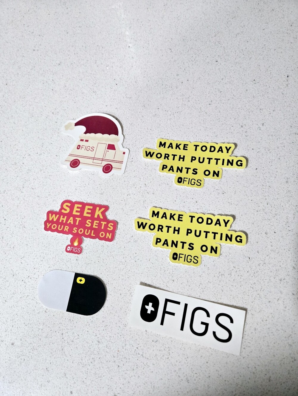 Set of Wear FIGS Stickers